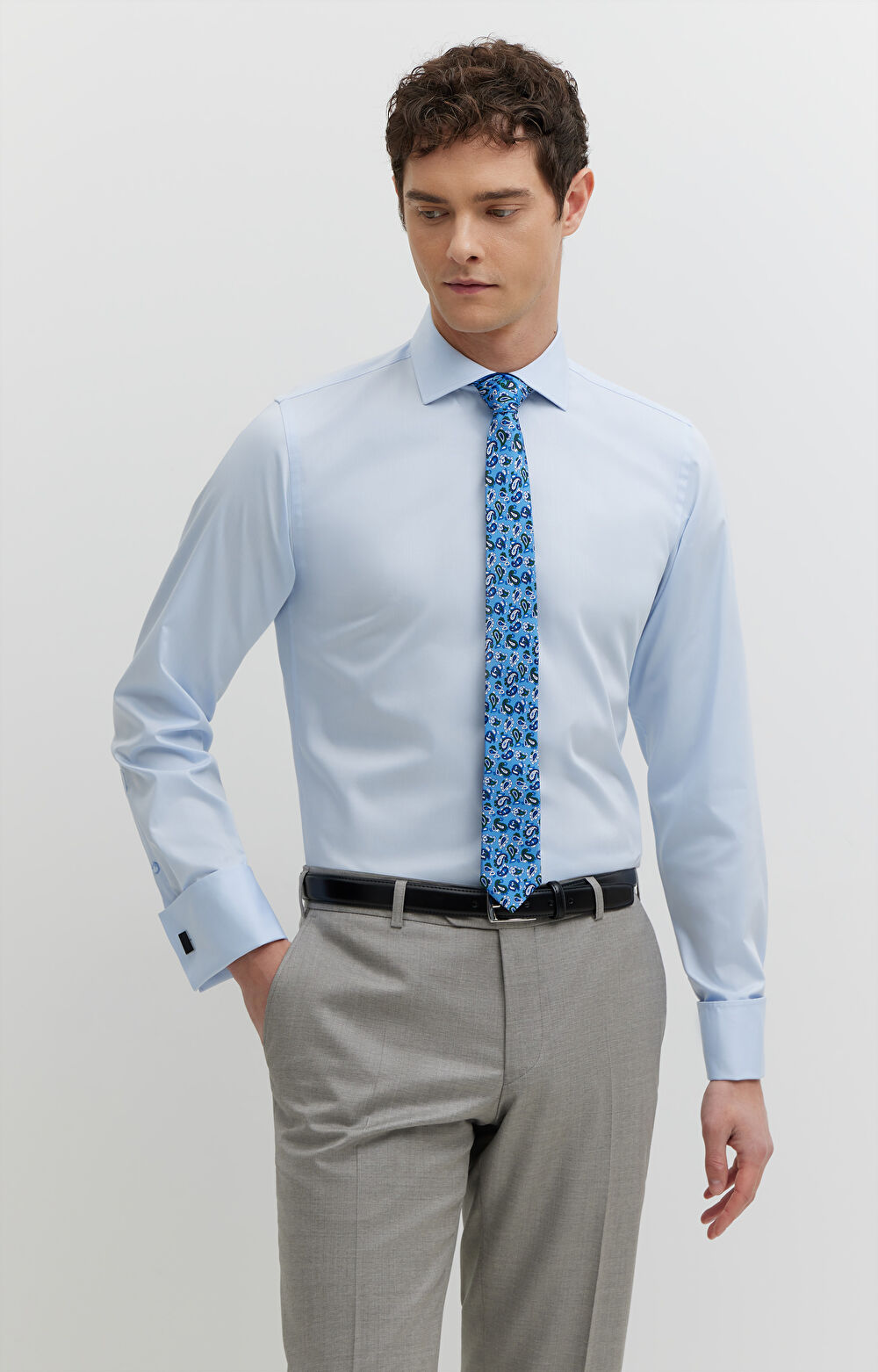 Koszula w diagonalny wzór - 2