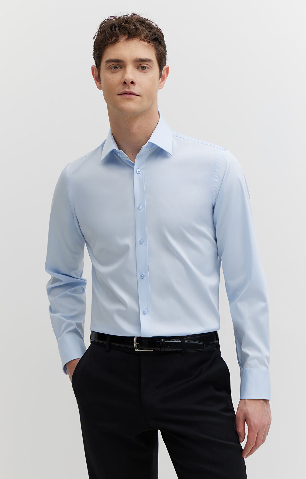 Koszula w diagonalny wzór - 4