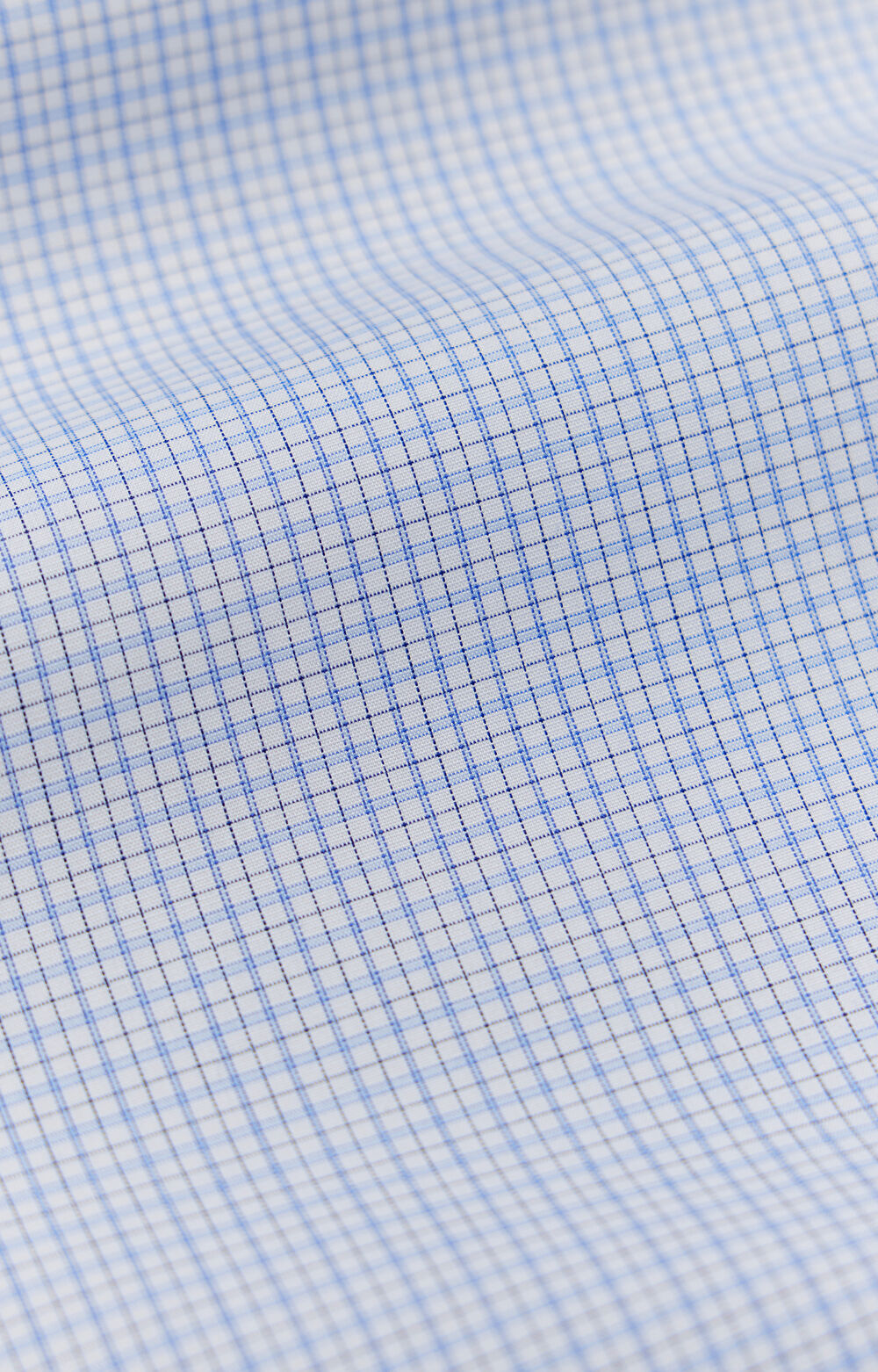 Koszula w kratę z dodatkiem jedwabiu - 8