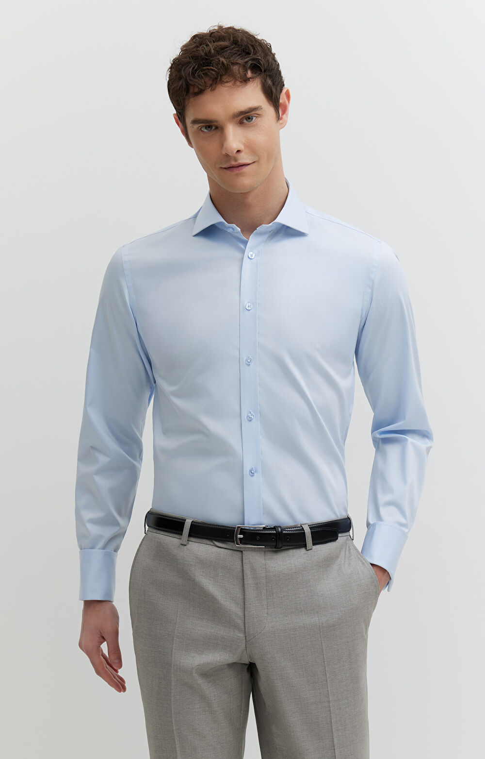 Koszula w diagonalny wzór - 4