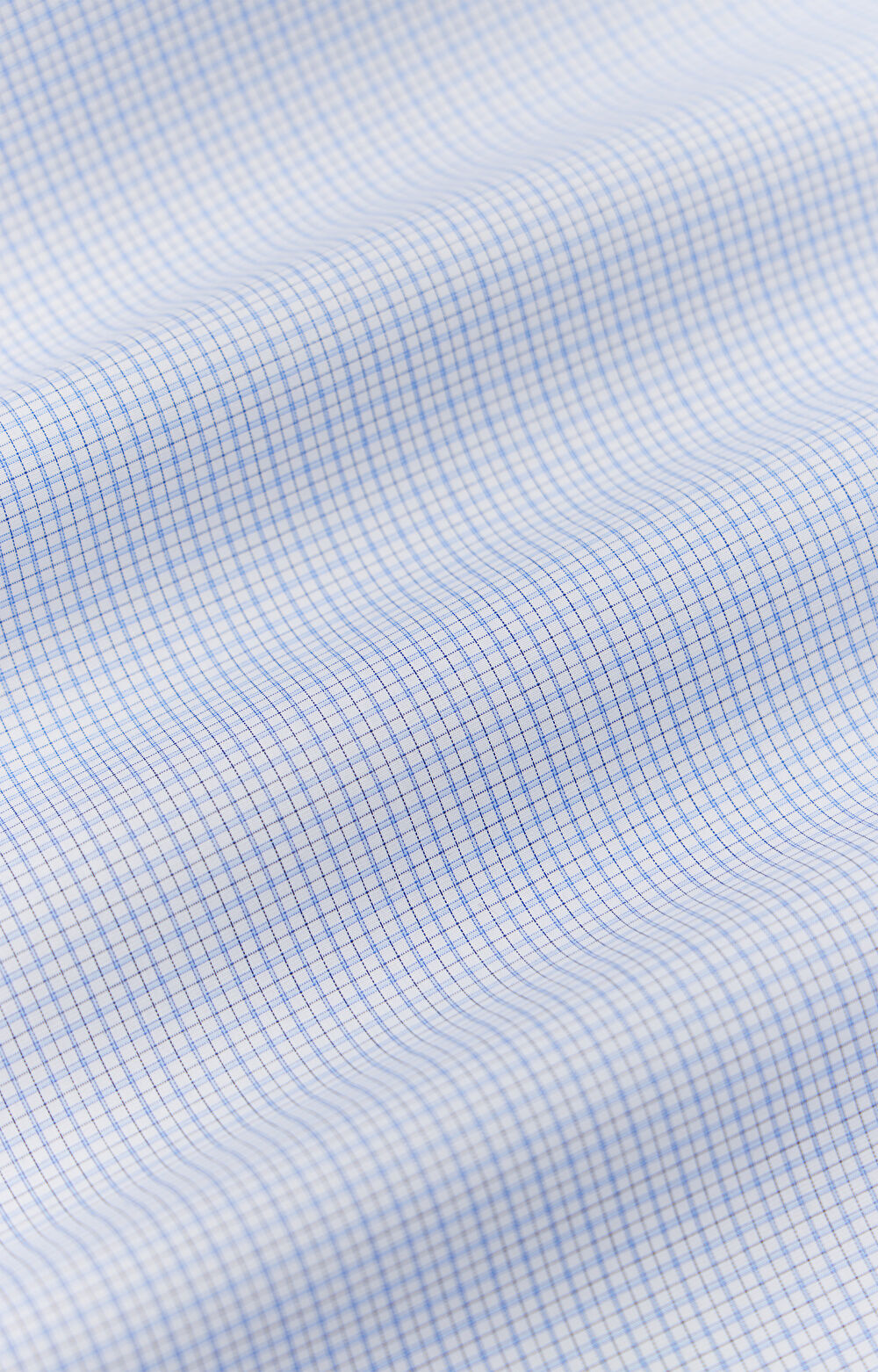 Koszula w kratę z dodatkiem jedwabiu - 7