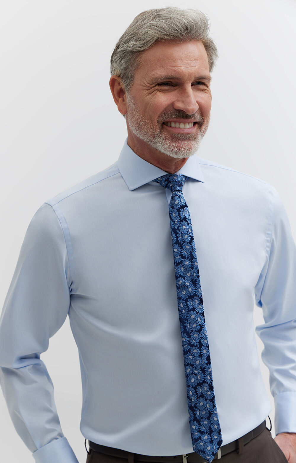 Koszula w diagonalny wzór - 7