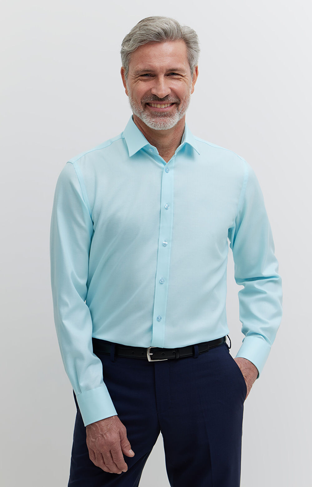 Koszula w diagonalny wzór - 4