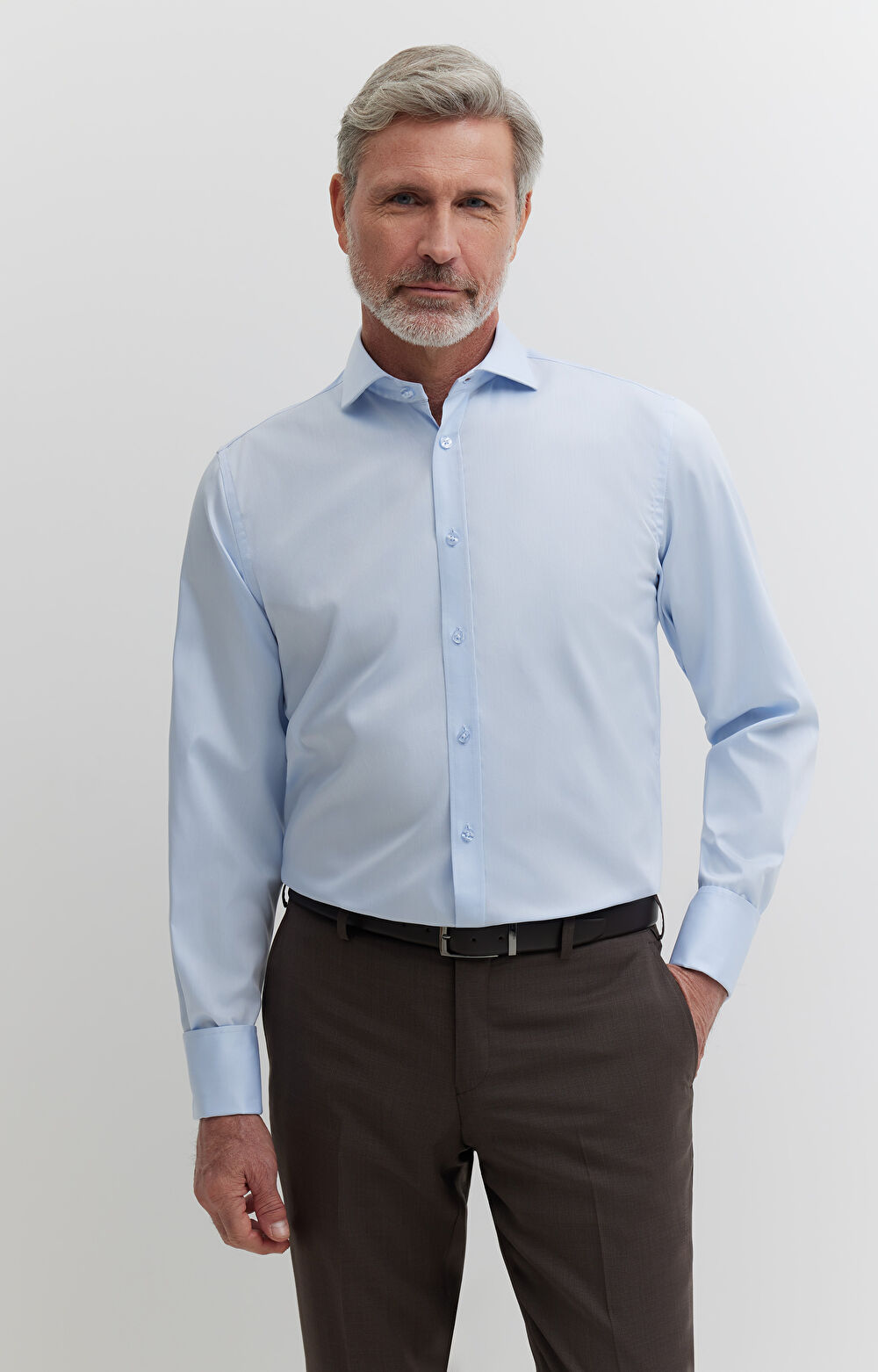 Koszula w diagonalny wzór - 4