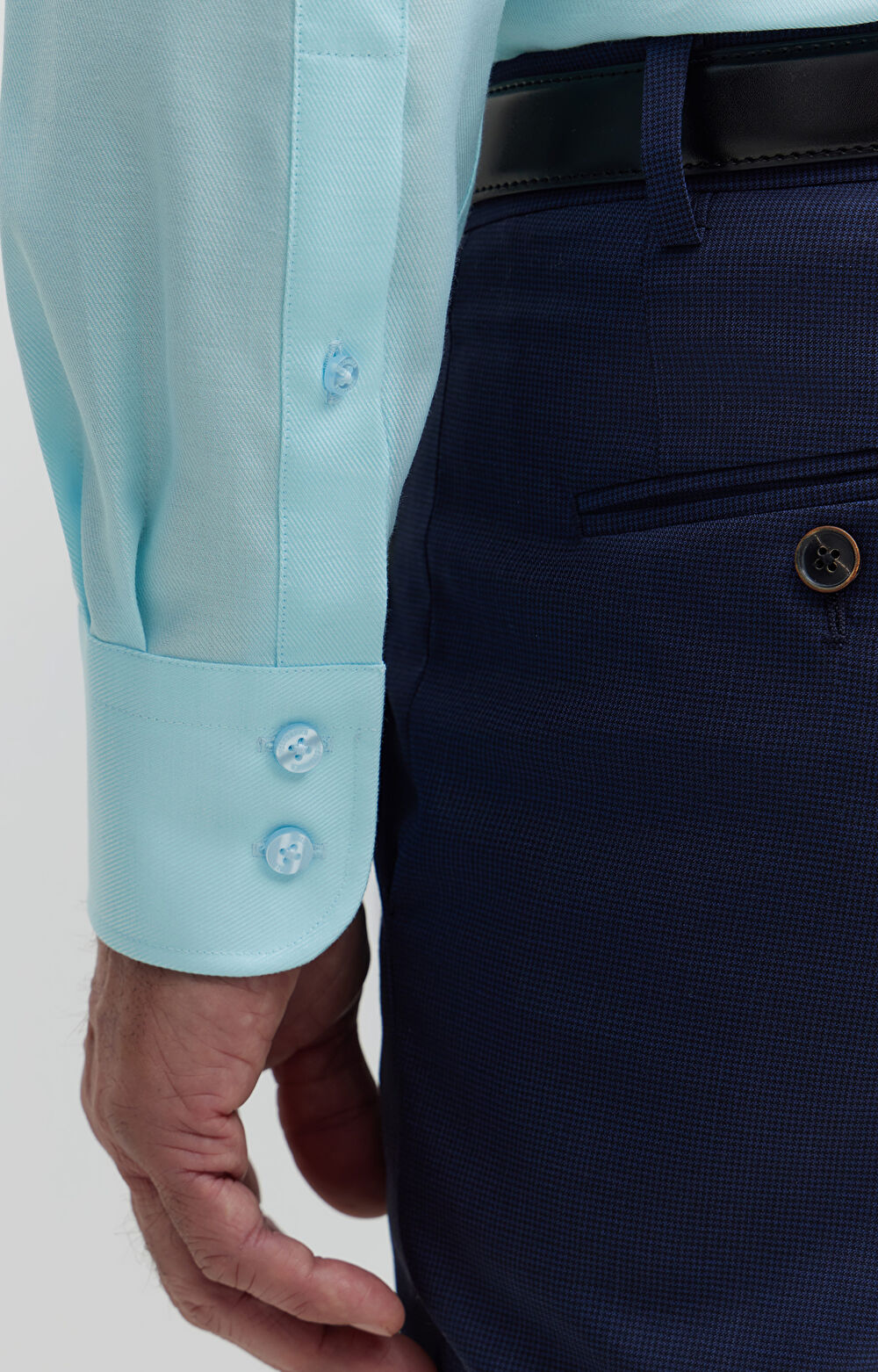 Koszula w diagonalny wzór - 5