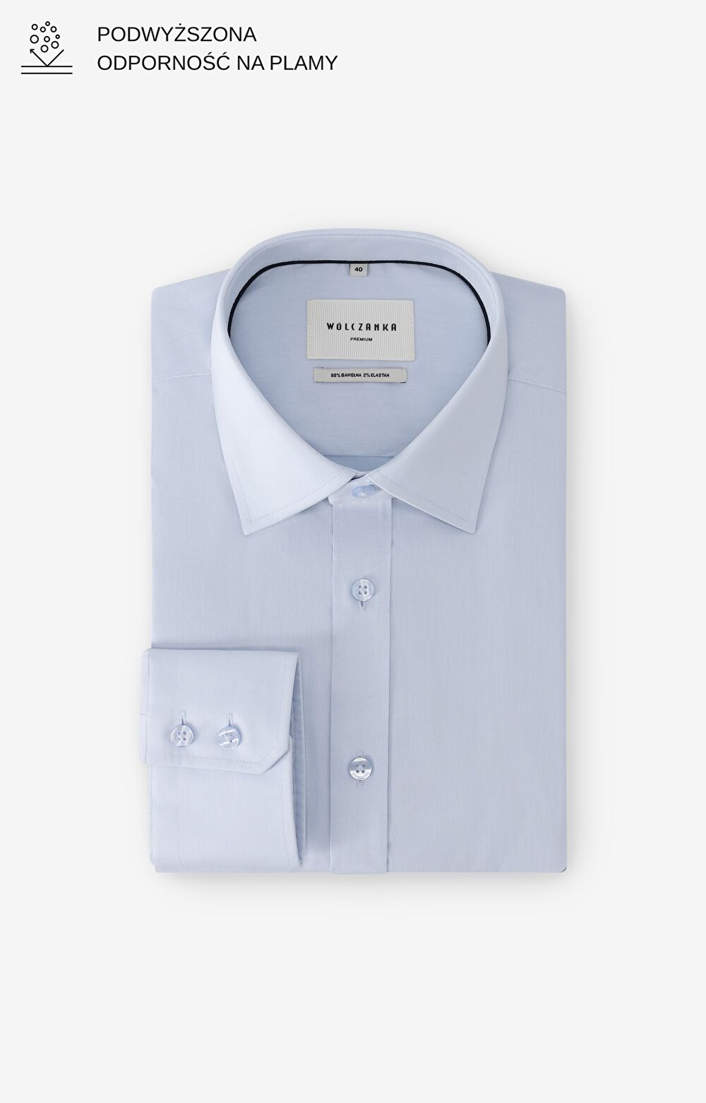 Koszula w diagonalny wzór