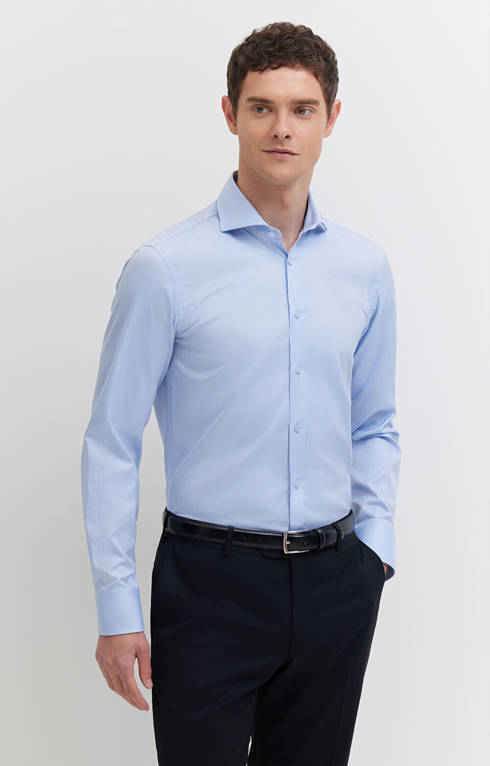 Elegancka koszula w mikrowzór - 4