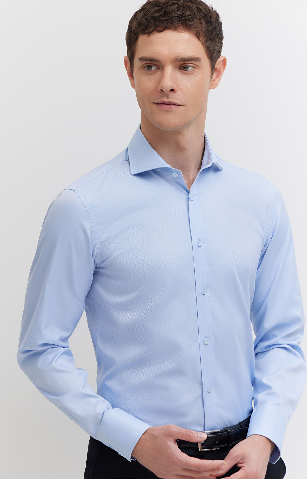 Elegancka koszula w mikrowzór - 6