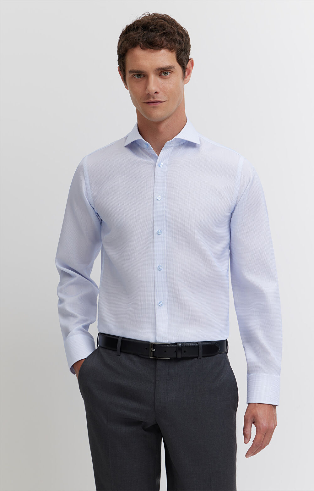 Elegancka koszula w kratę - 4