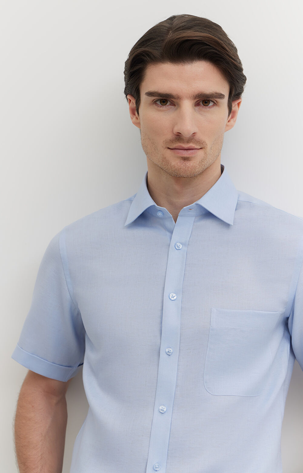 Lniana koszula formalna - 6