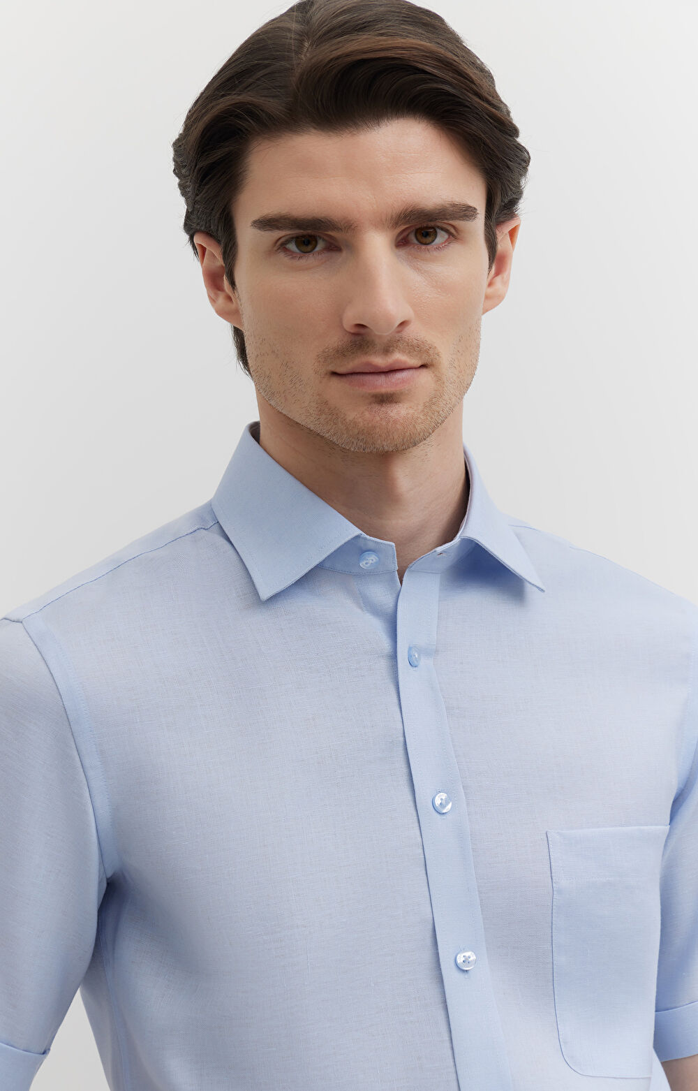 Lniana koszula formalna - 4