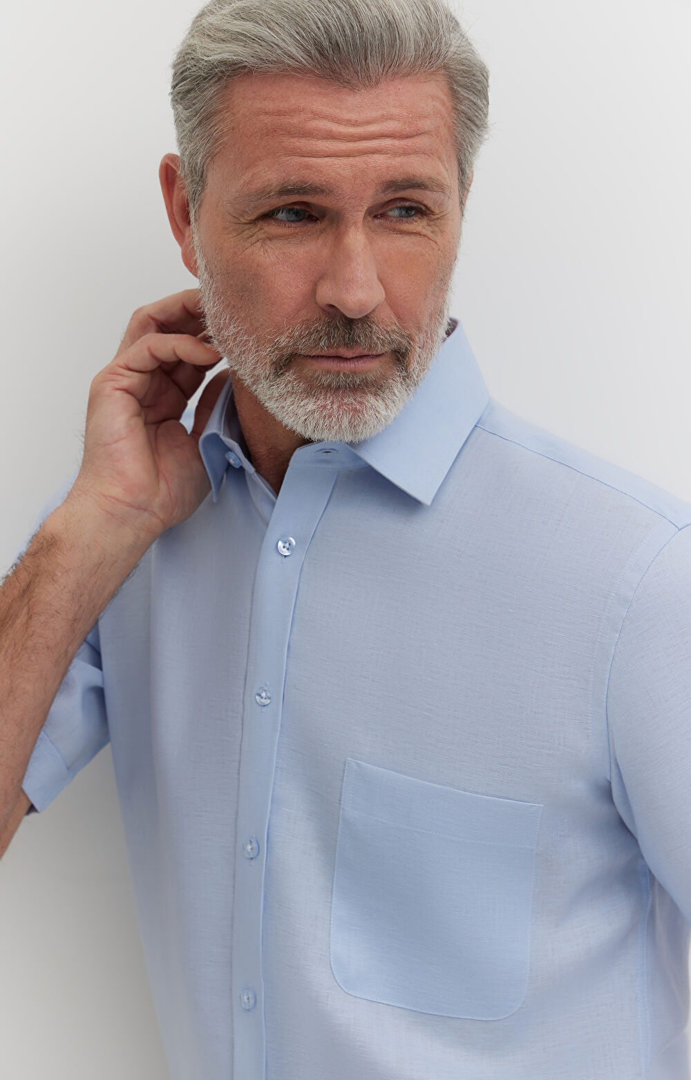 Lniana koszula formalna - 6