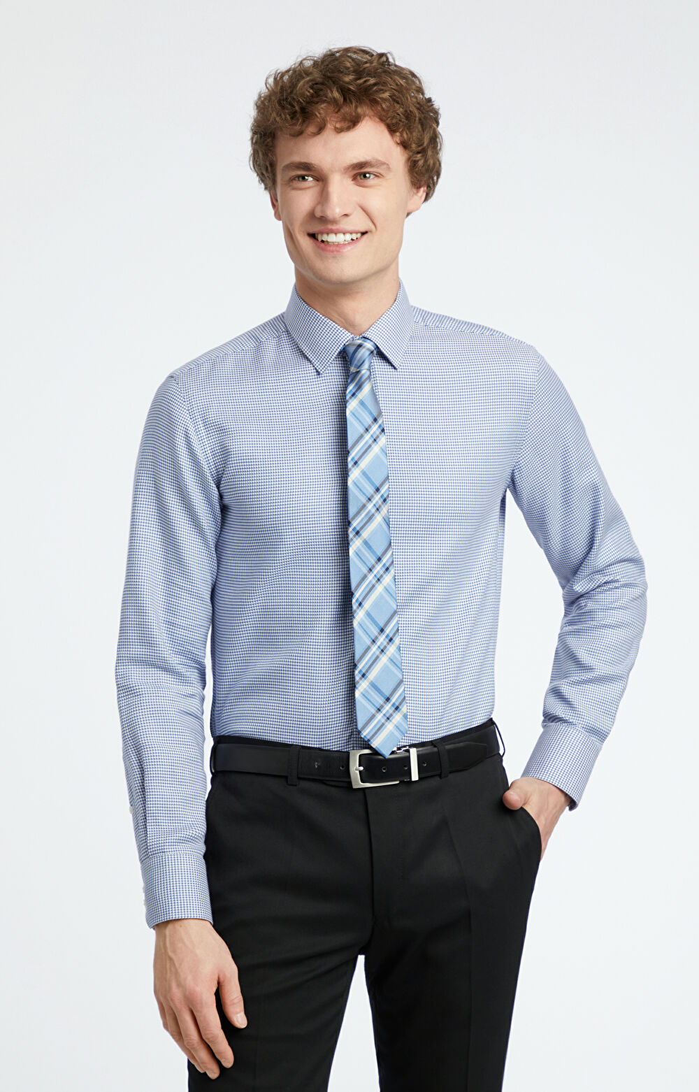 Koszula w mikrowzór - 4