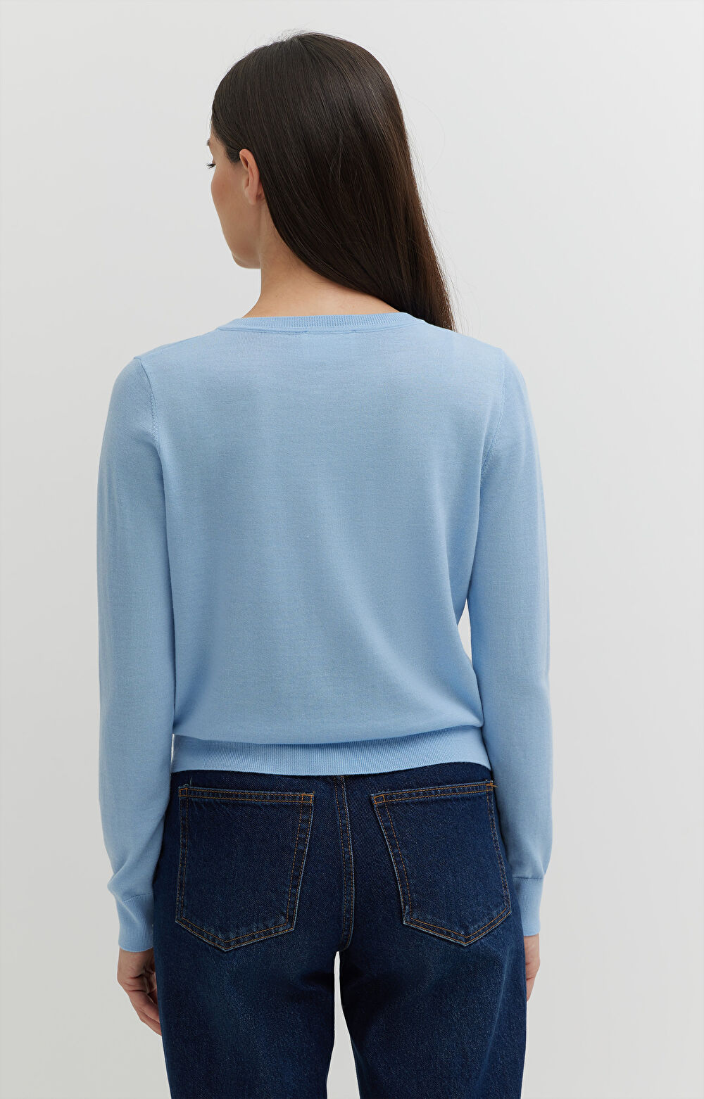 Kardigan z wełny merino - 4