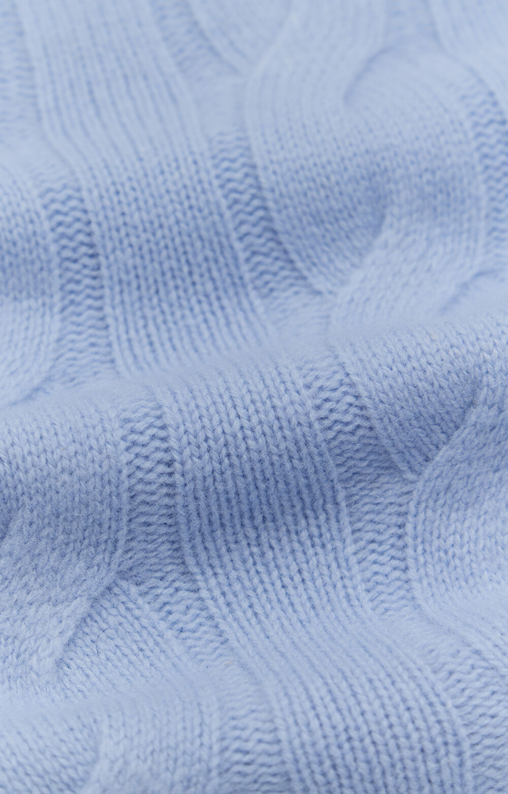 Sweter z wełny merino z warkoczowym splotem - 6