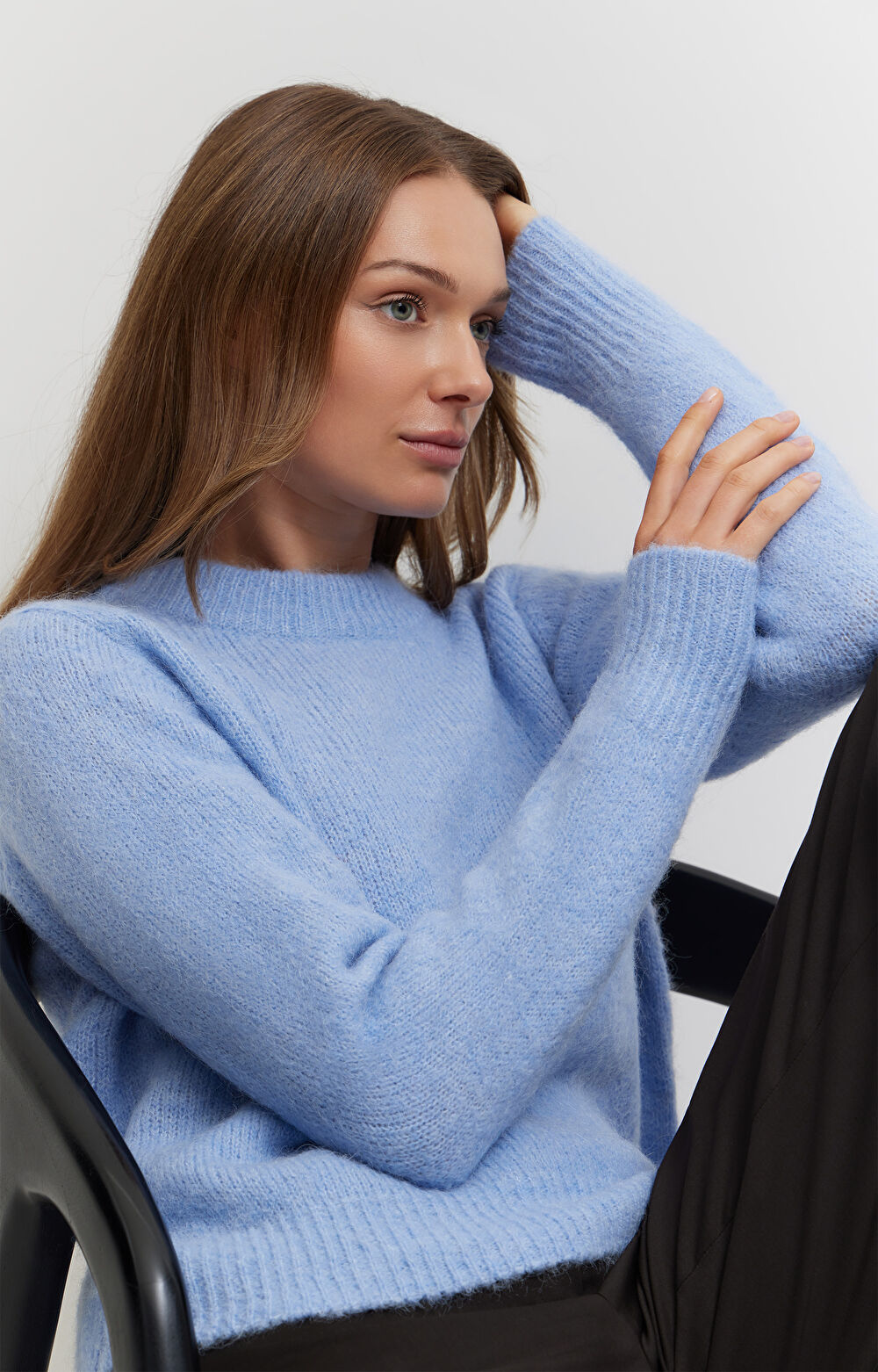 Sweter z wełną alpaki - 5