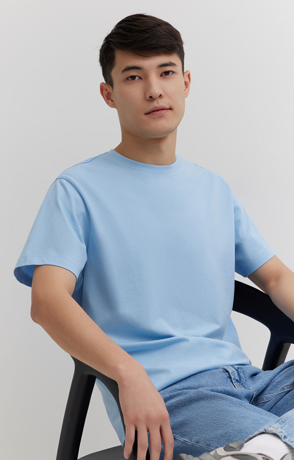 T-shirt z bawełny merceryzowanej - 5