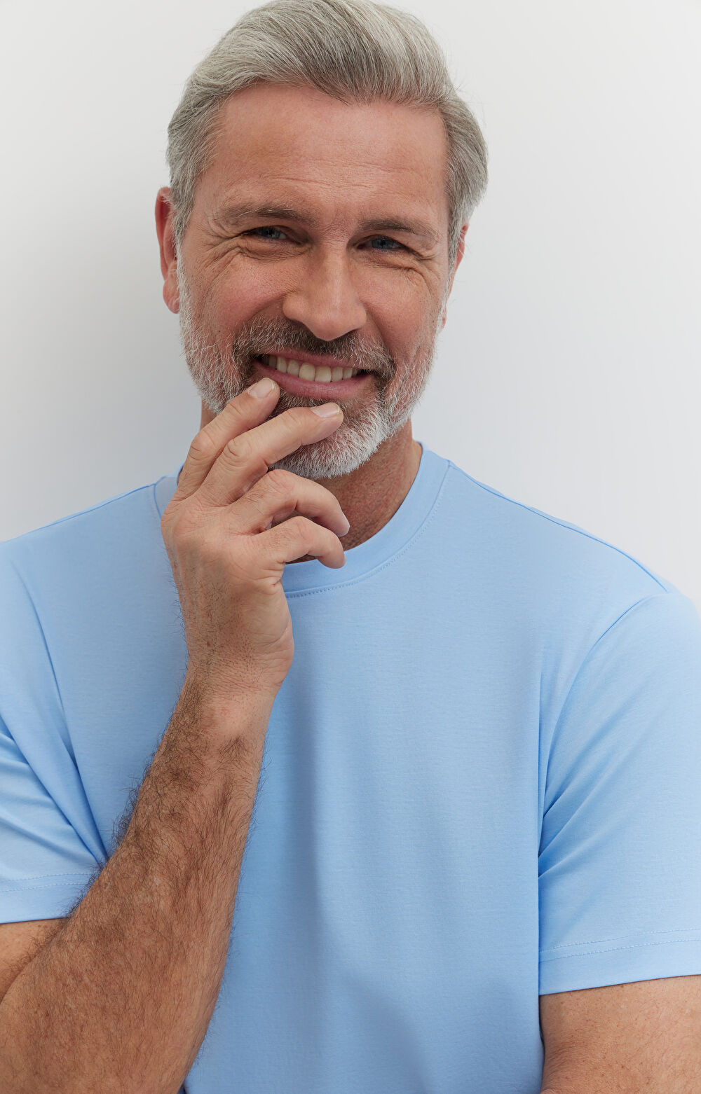 T-shirt z bawełny merceryzowanej - 4