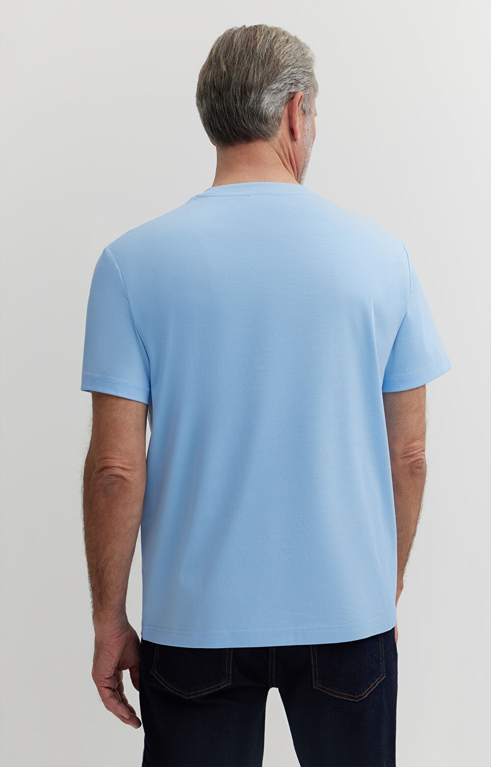 T-shirt z bawełny merceryzowanej - 3