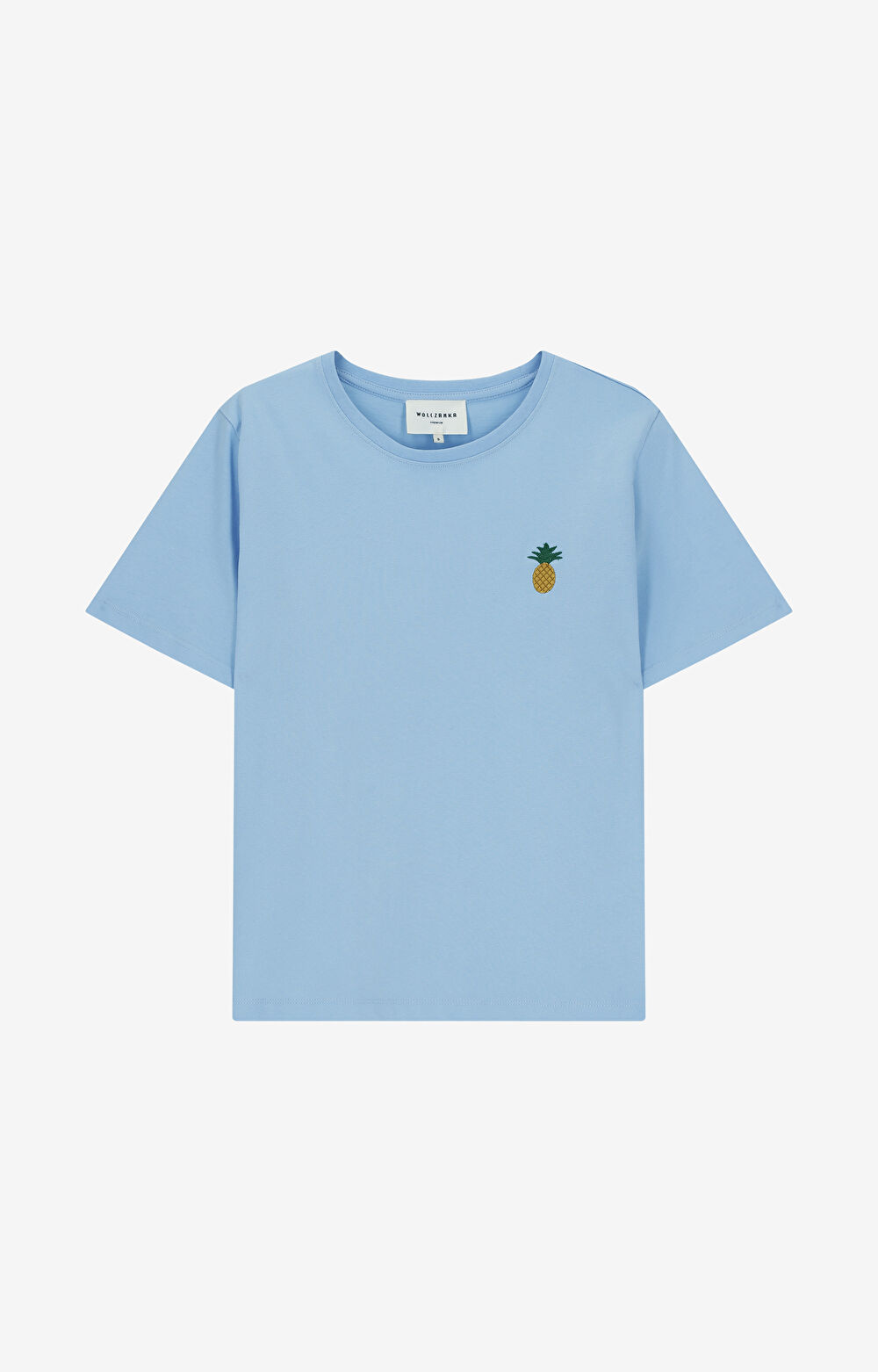 T-shirt z haftem z bawełny merceryzowanej - 2