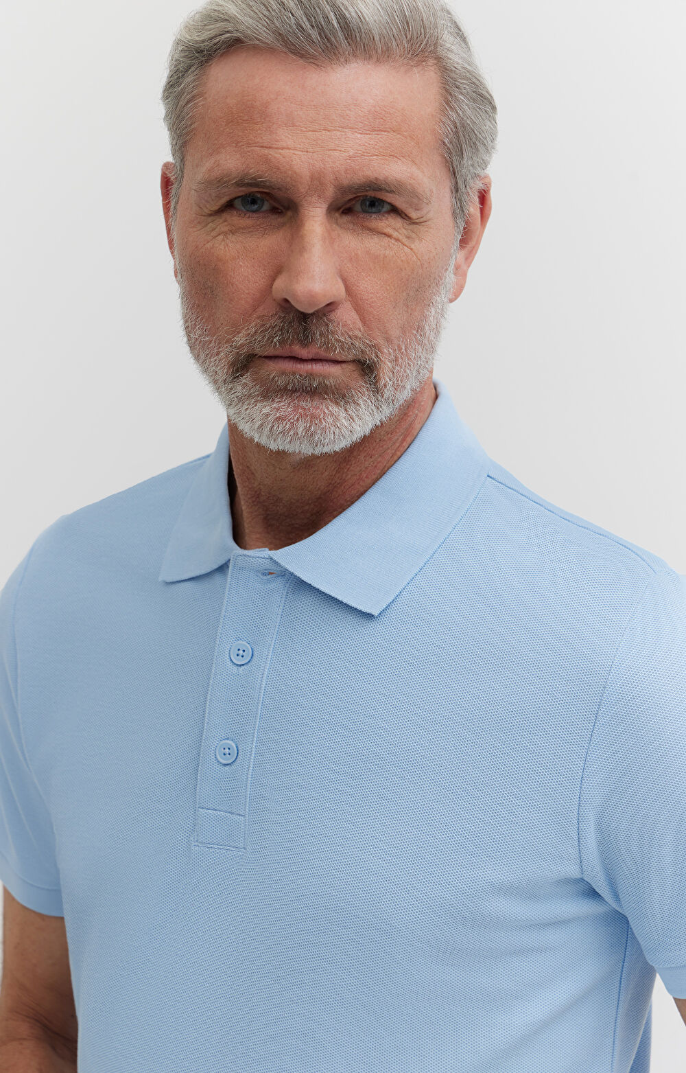 Polo z merceryzowanej bawełny - 4