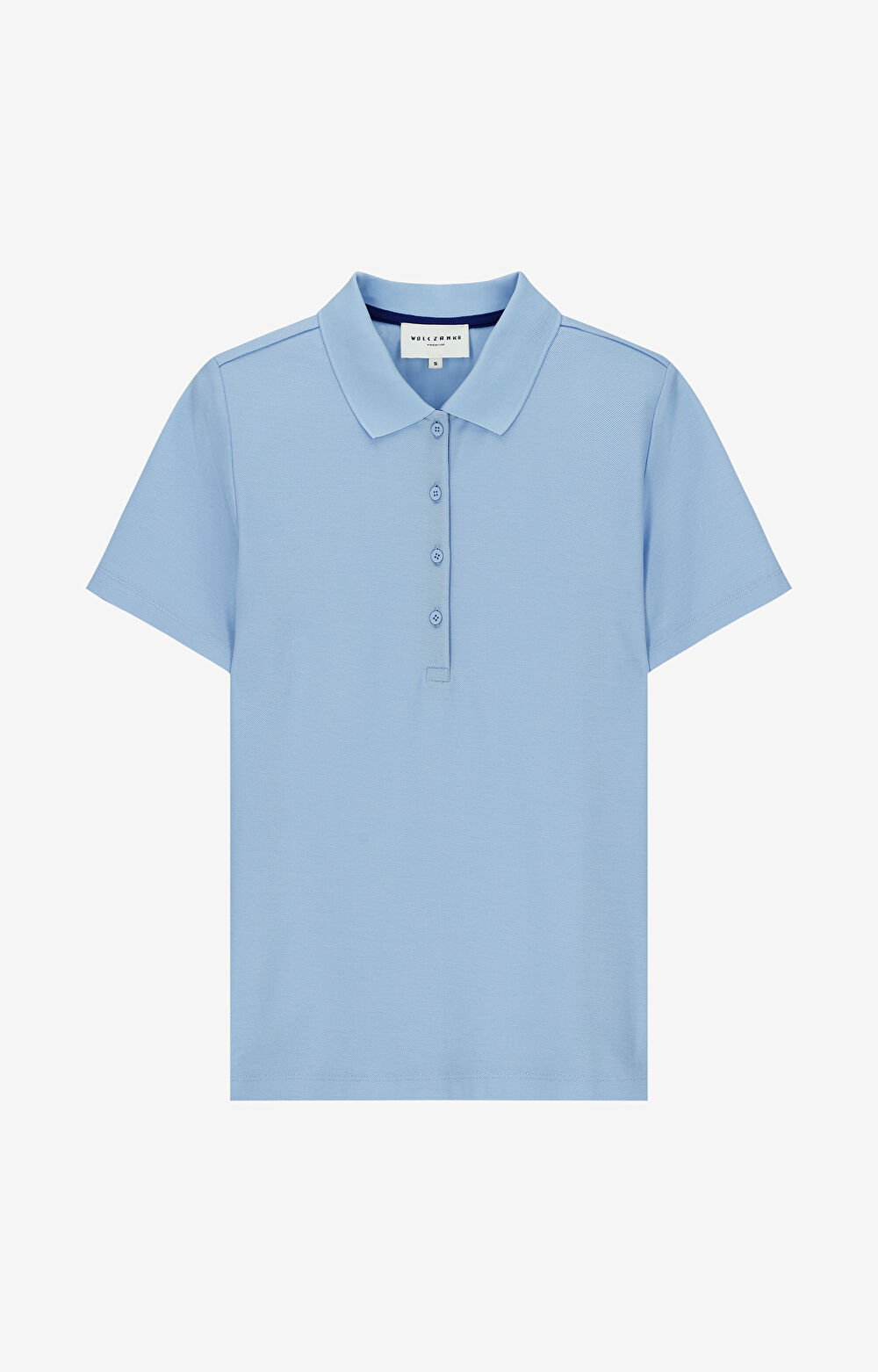 Polo z bawełny merceryzowanej z kontrastem - 2