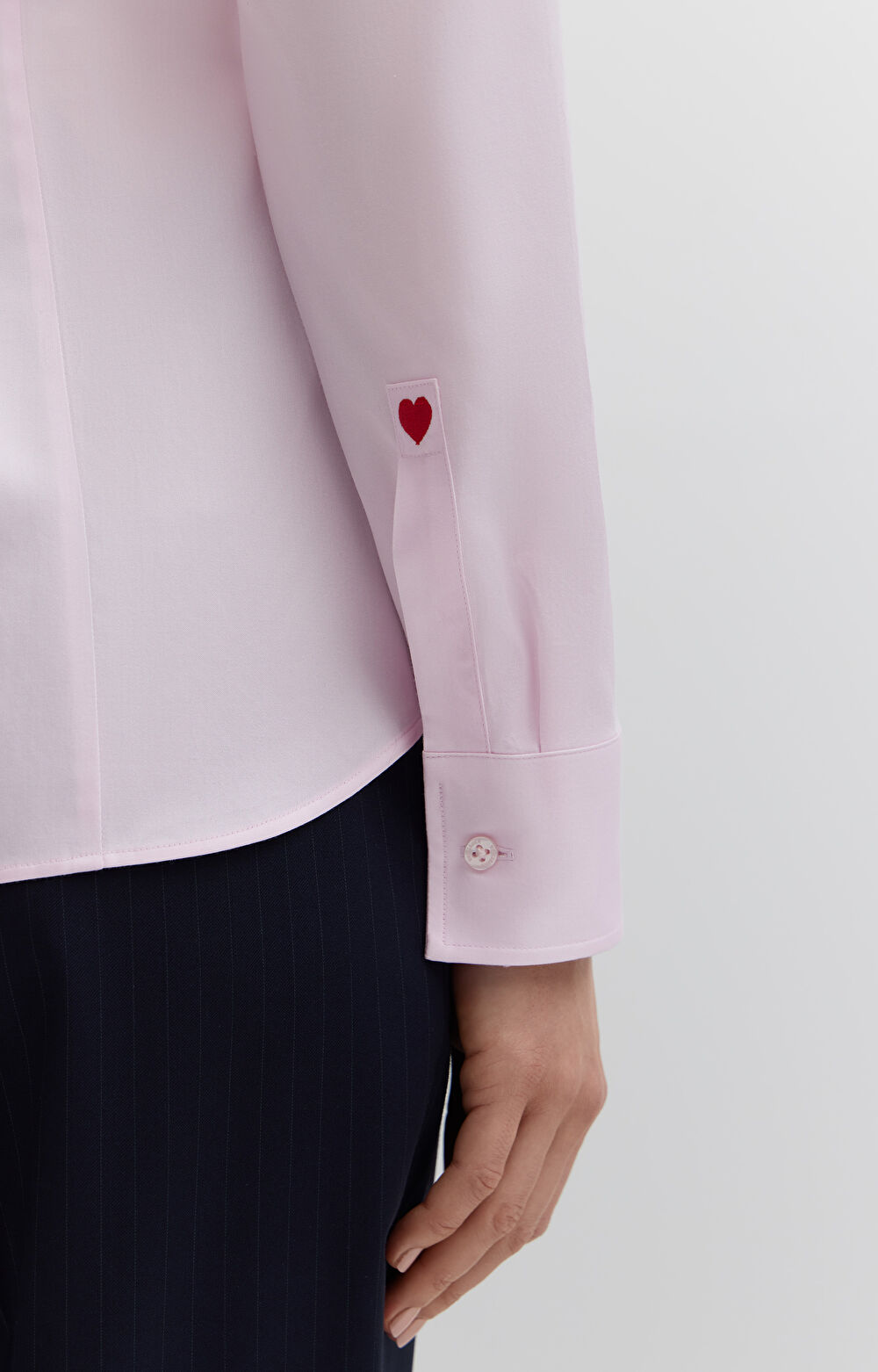 Koszula z satynowej bawełny - 5