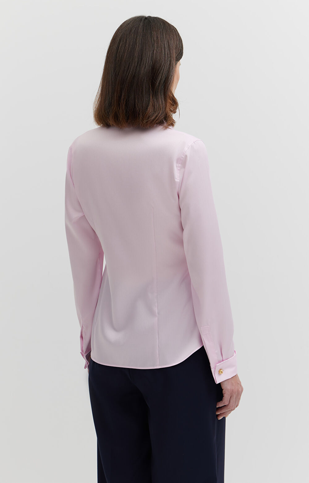 Koszula w prążki na spinki - 4