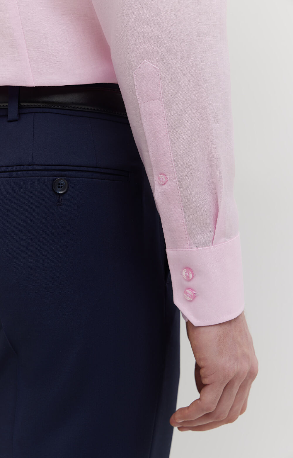 Lniana koszula formalna - 5