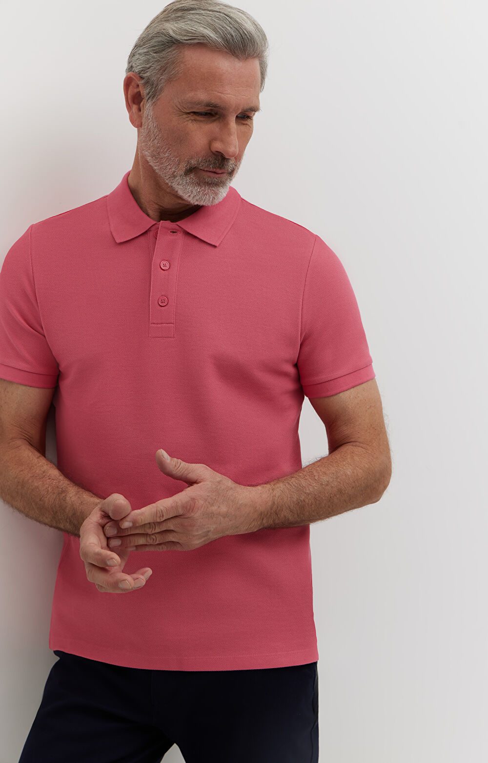 Polo z merceryzowanej bawełny