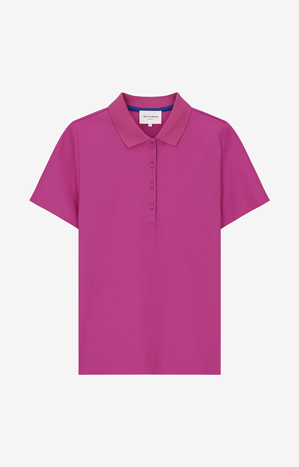 Polo z bawełny merceryzowanej z kontrastem - 2