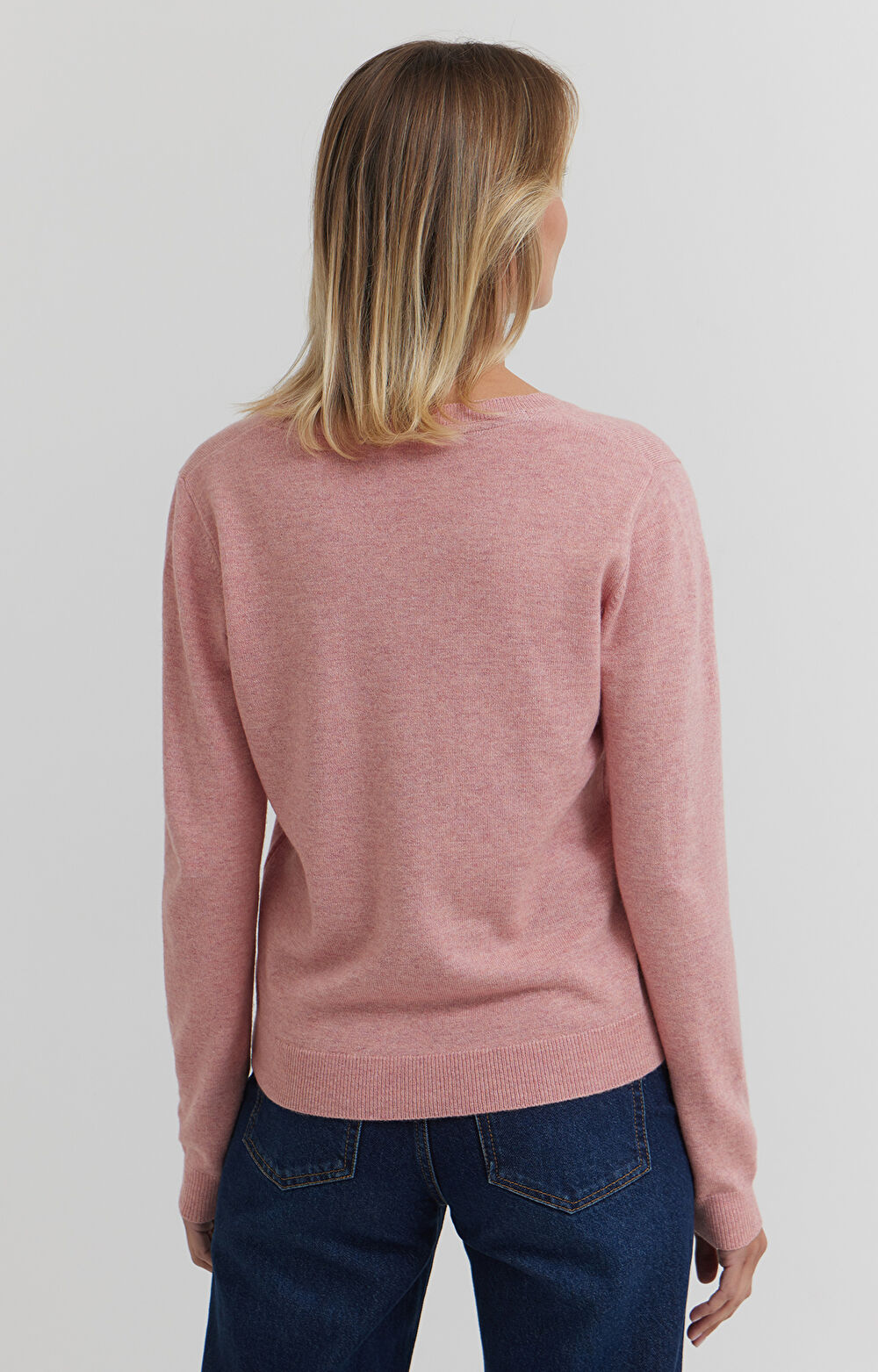Sweter z dodatkiem wełny merino i kaszmiru - 4