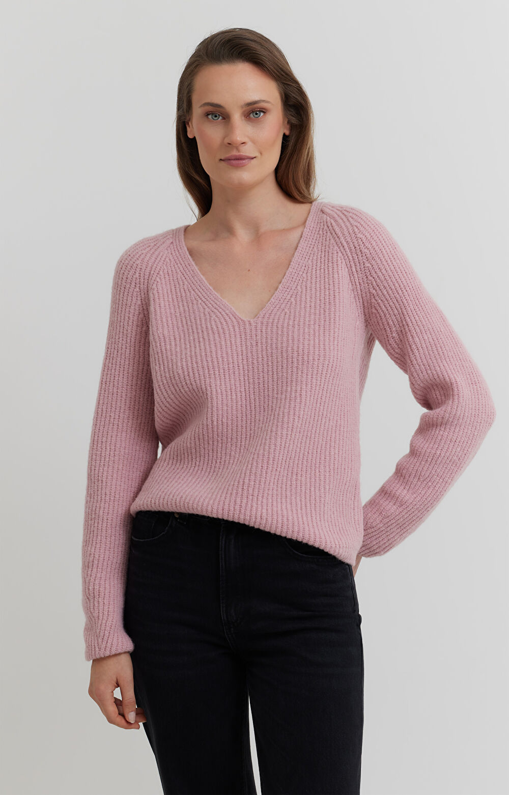 Sweter z wełną i alpaką - 2