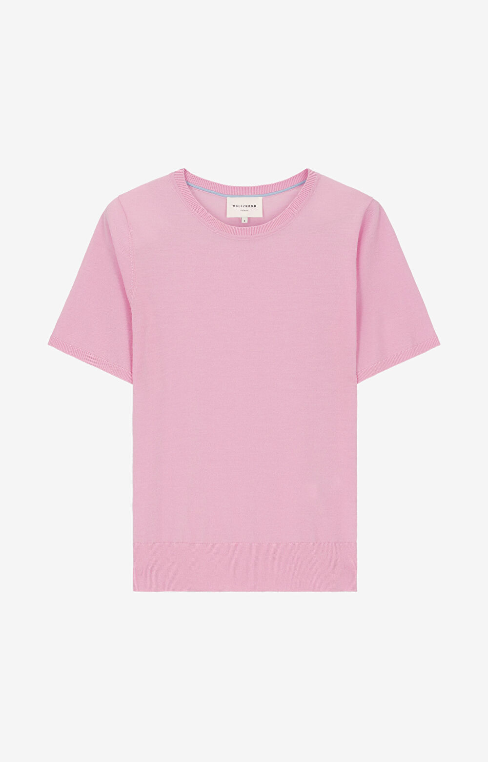 Sweter z krótkim rękawem z wełny merino - 2