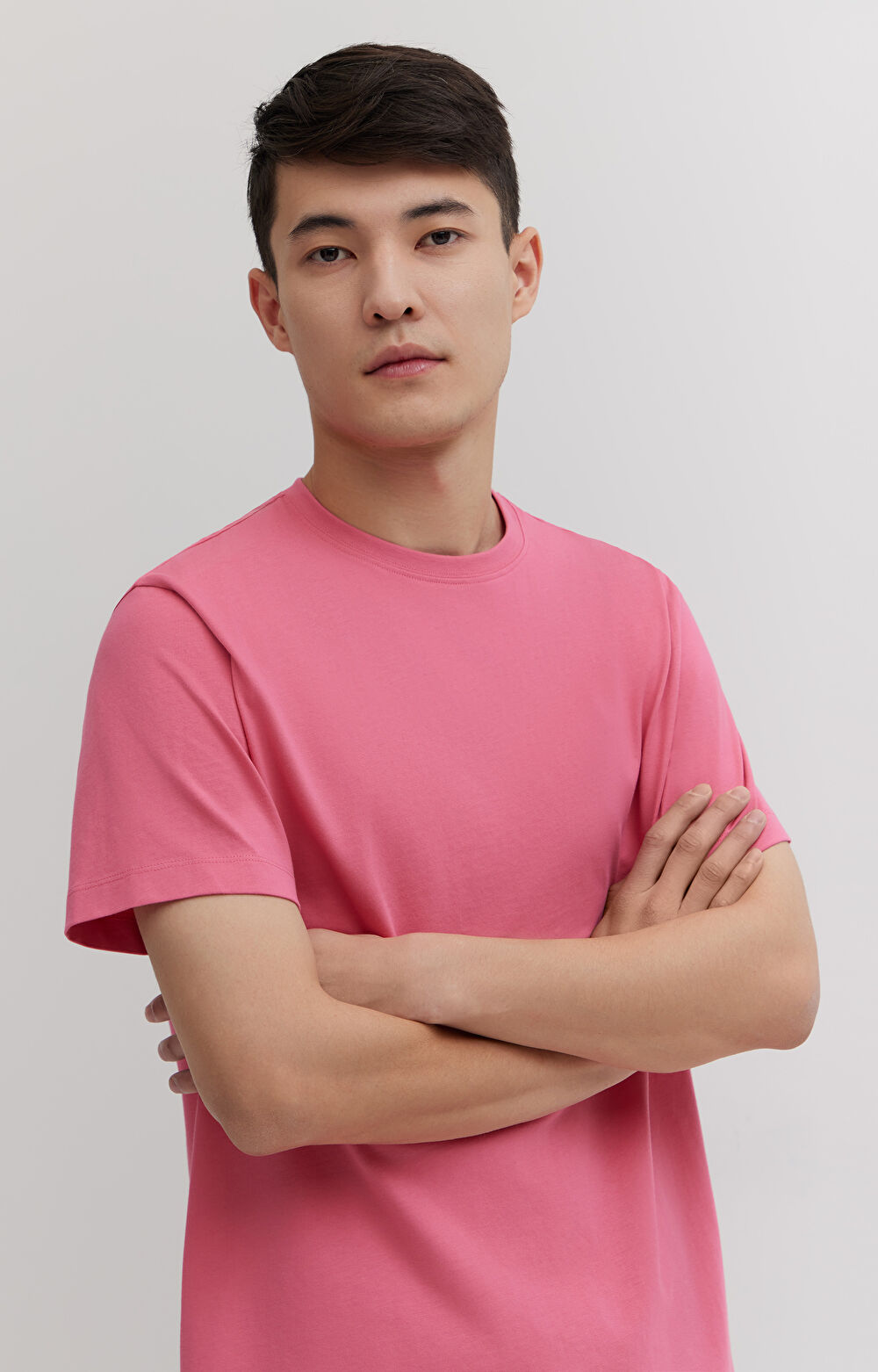 T-shirt z bawełny merceryzowanej - 4