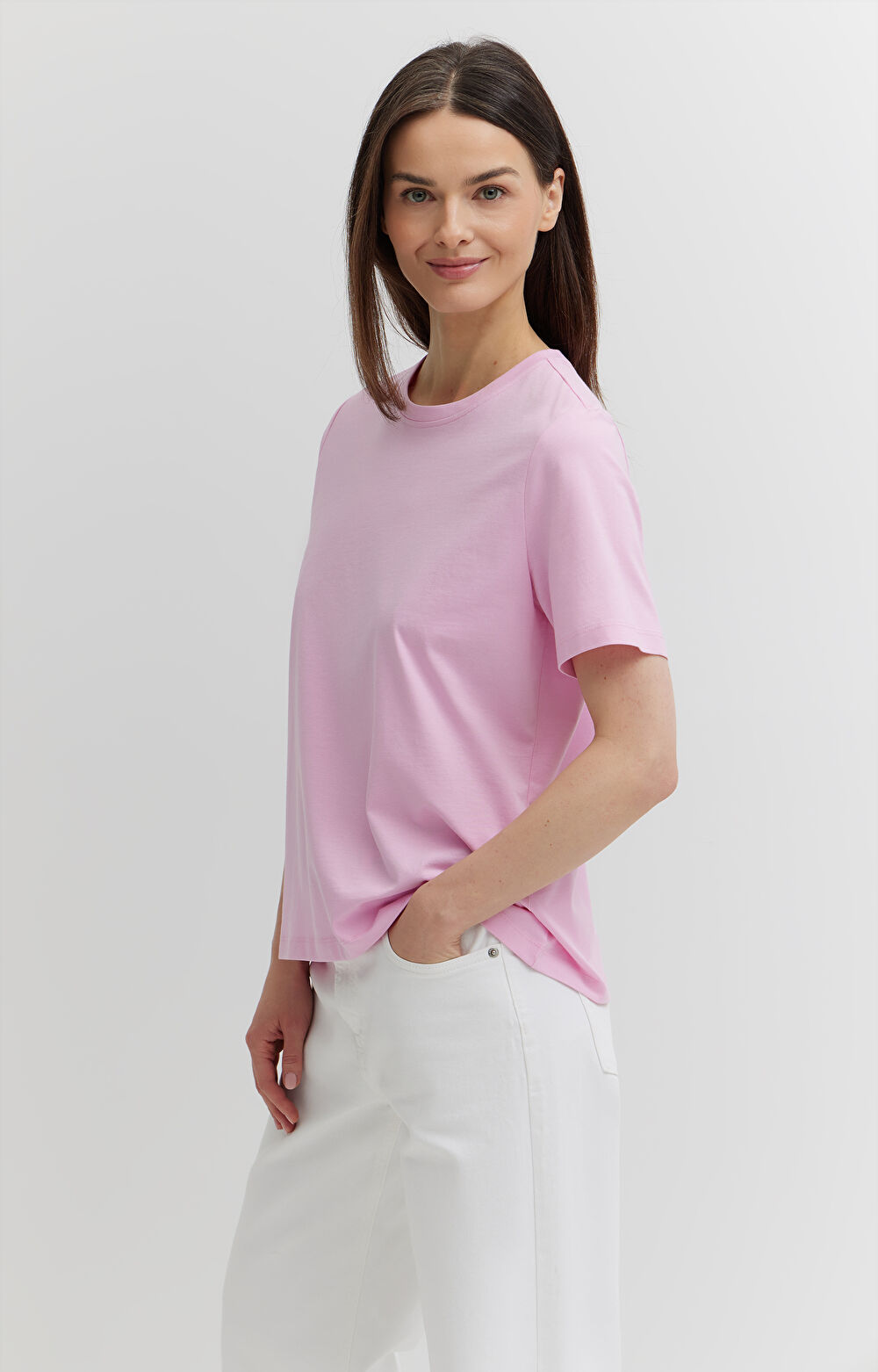 T-shirt regular z bawełny organicznej - 5