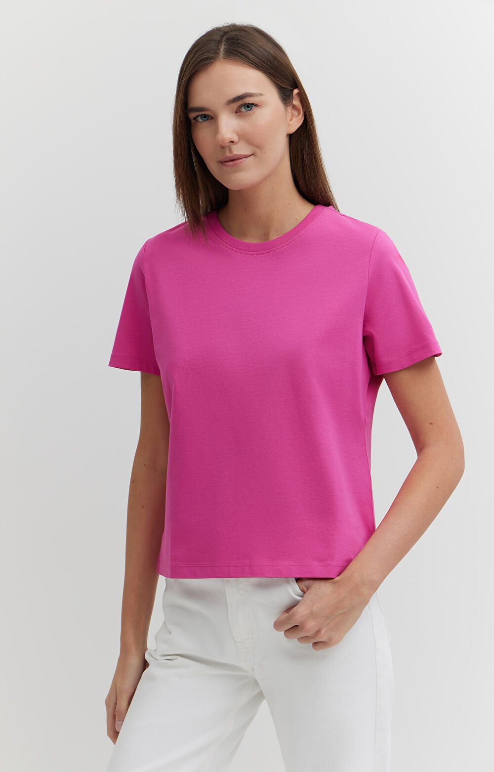 T-shirt regular z bawełny organicznej - 3