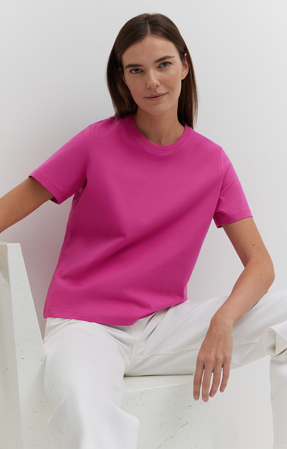 T-shirt regular z bawełny organicznej