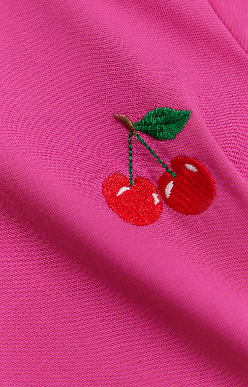 T-shirt z haftem z bawełny merceryzowanej - 6