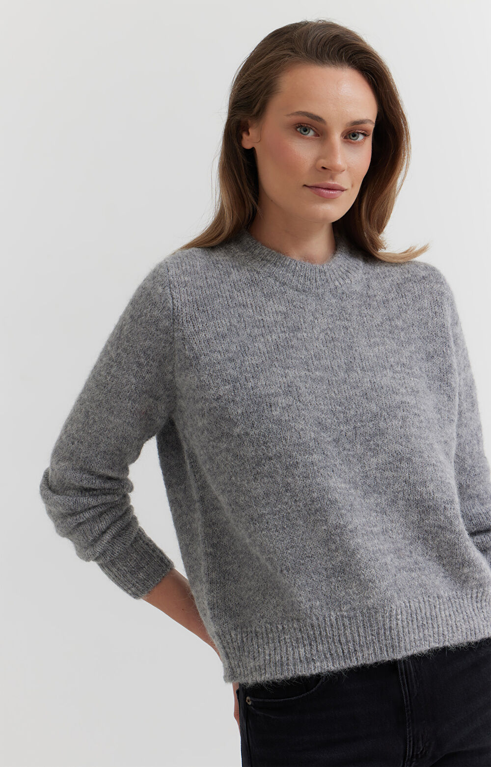 Sweter z wełną alpaki - 5