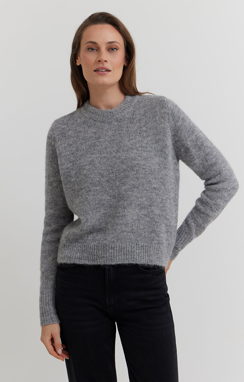 Sweter z wełną alpaki - 3