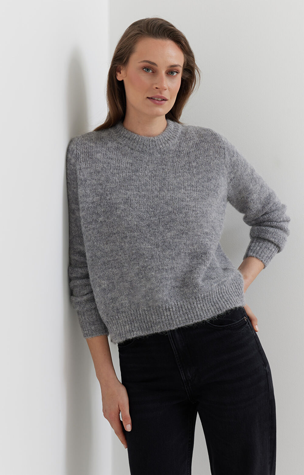 Sweter z wełną alpaki - 6