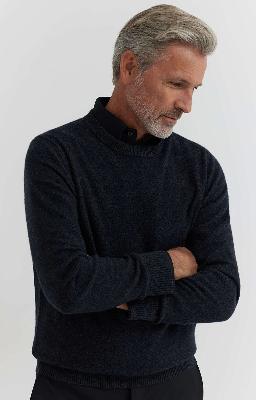 Wełniany sweter z kaszmirem - 5