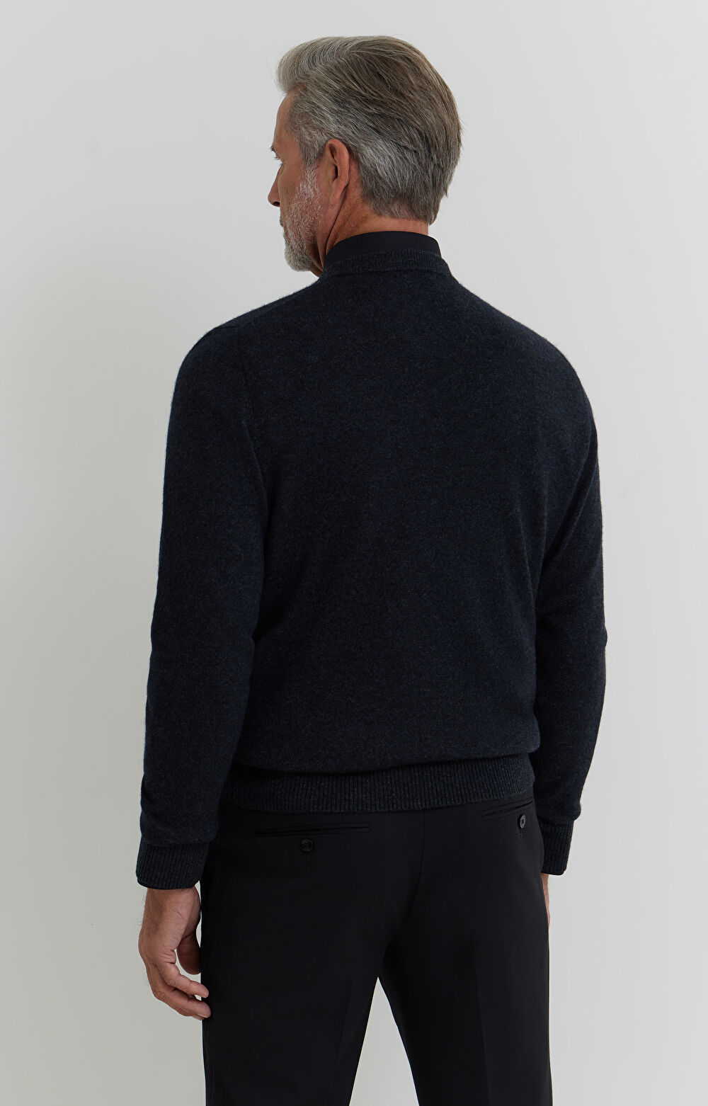 Wełniany sweter z kaszmirem - 4