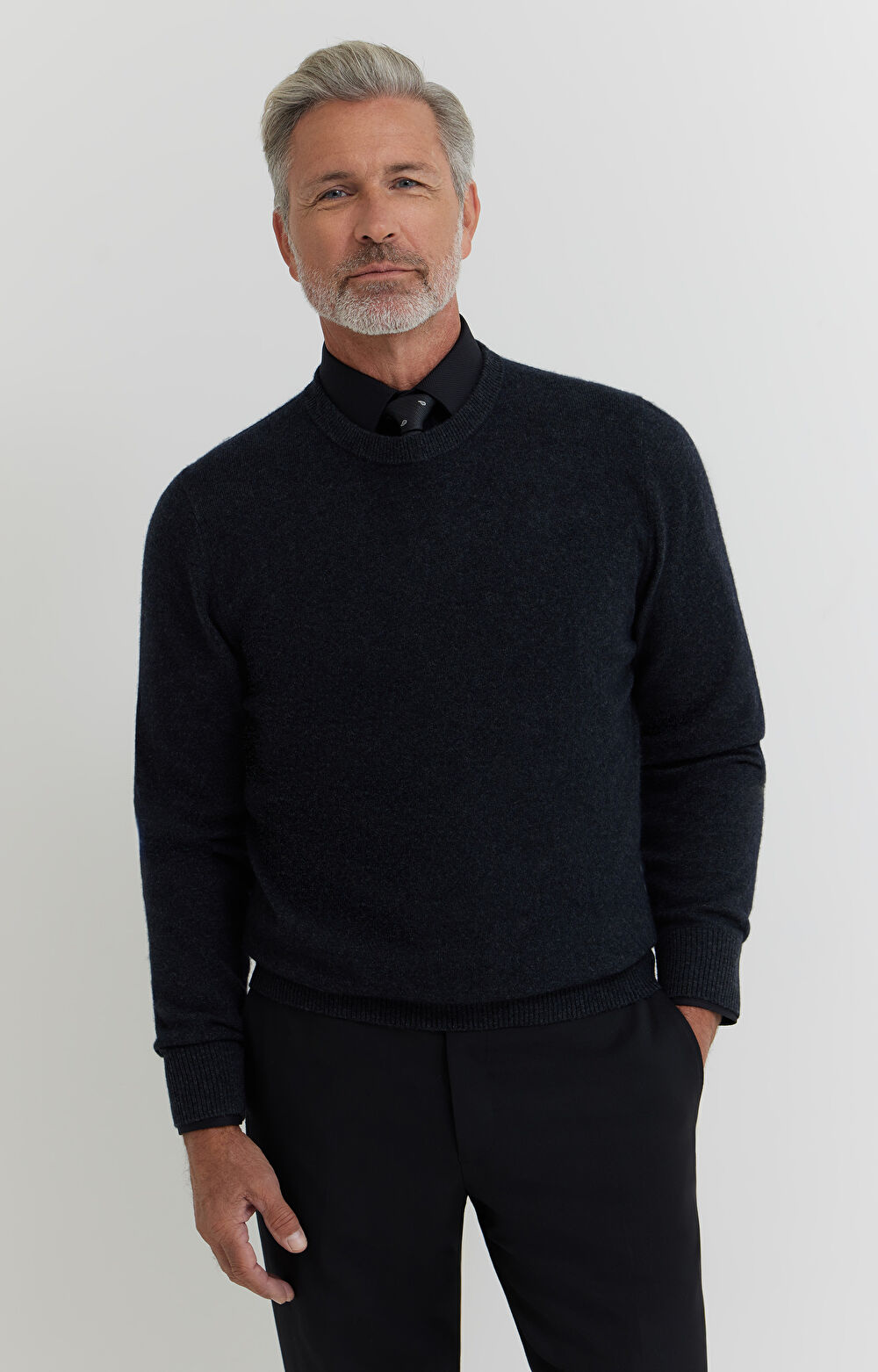 Wełniany sweter z kaszmirem - 3