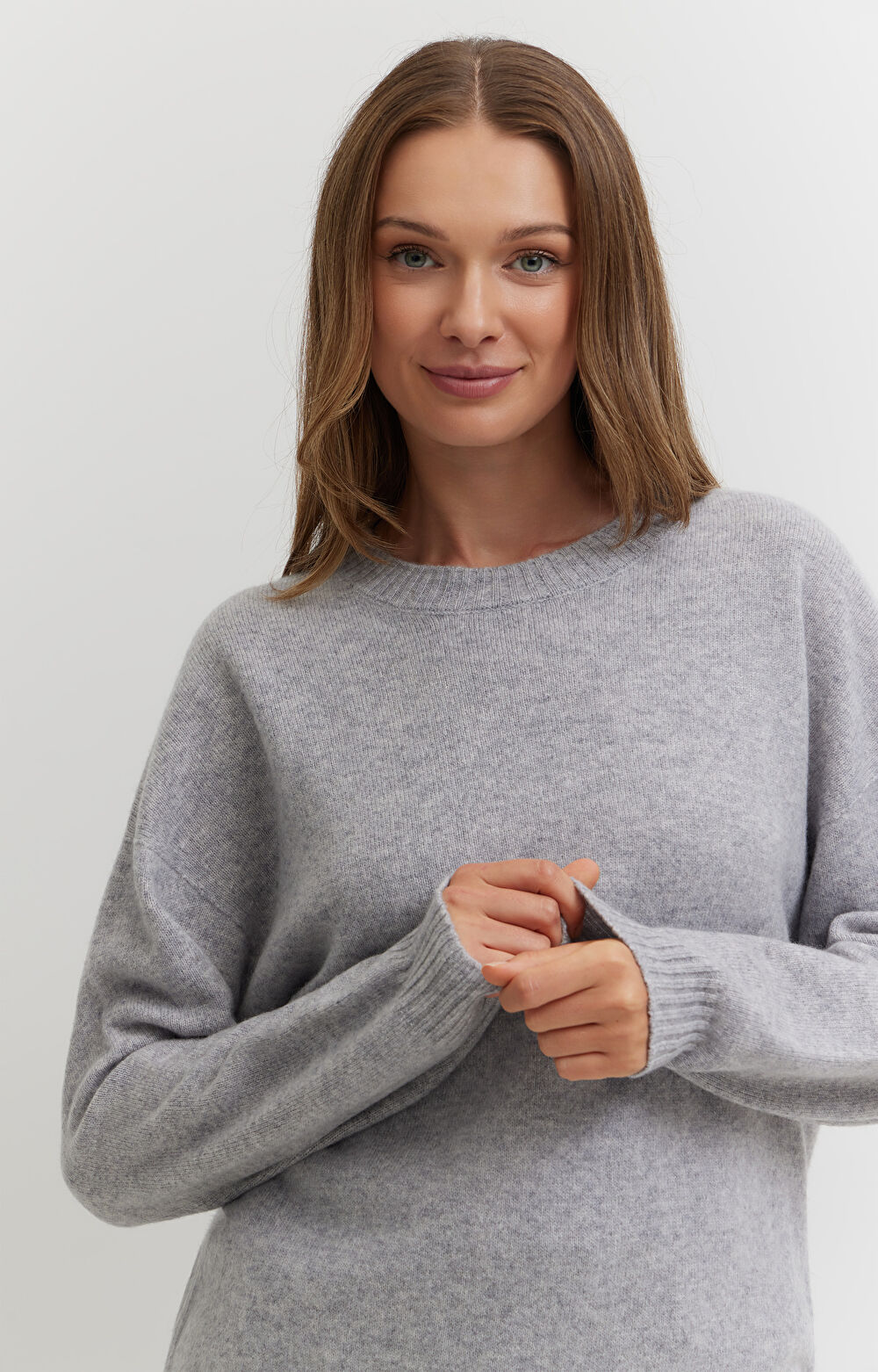 Wełniany sweter z kaszmirem - 5