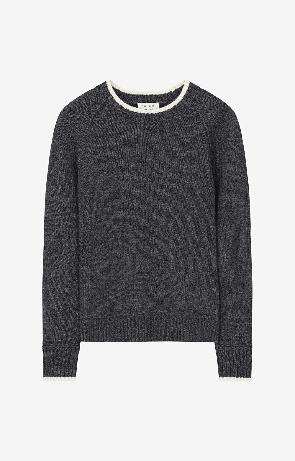 Melanżowy sweter z wełny - 2