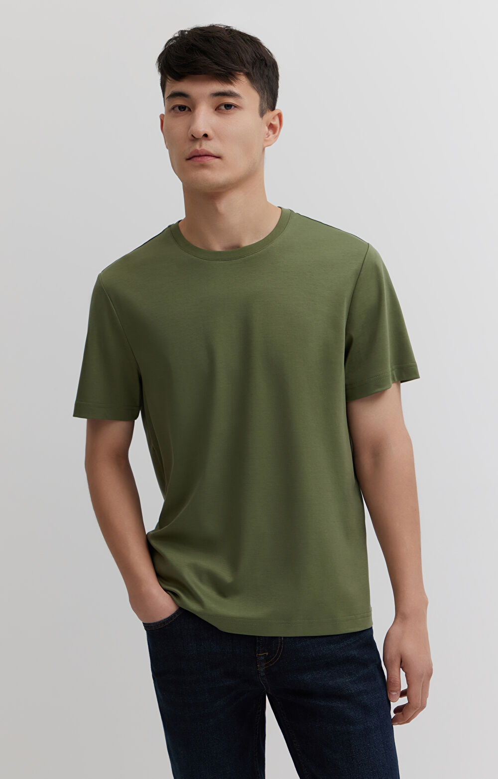 T-shirt z bawełny podwójnie merceryzowanej - 3