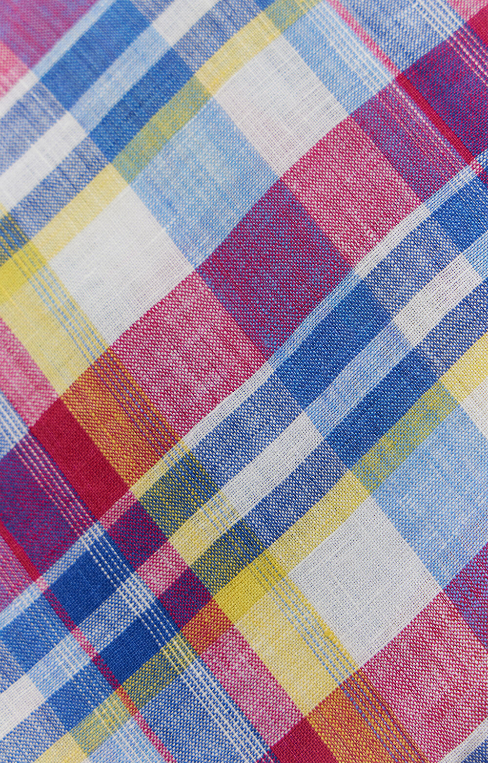 Koszula lniana w kratę - 8