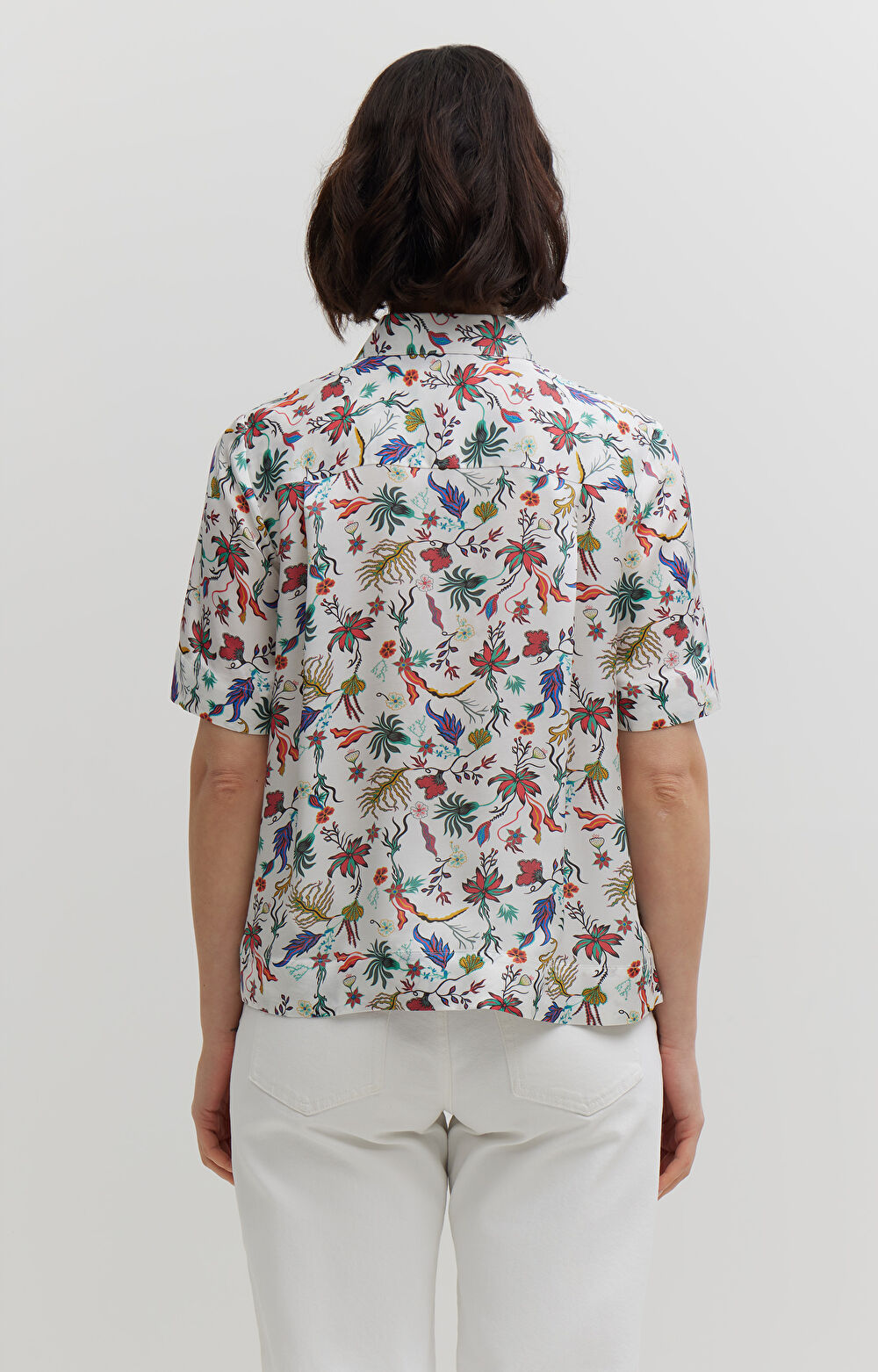 Koszula z wiskozy z krótkim rękawem - 3